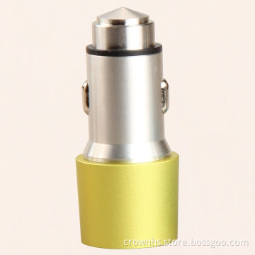 Mobile phone double usb dual port 12v car charger socket